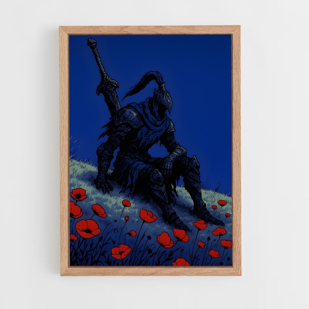Poster Poppies of Ashen Dreams – affiche Dark souls (vue 4)